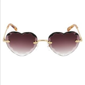 Chloe heart sunglasses